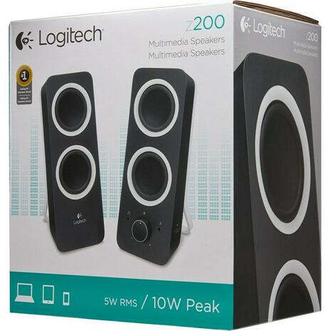 Ηχεία Υπολογιστή Logitech Z200 2.0 σε Μαύρο Χρώμα